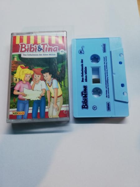 Bibi und Tina Folge 85 Das Geheimnis der Alten Mühle Weiß mit Blauen Druck 4.27185 Kiddinx