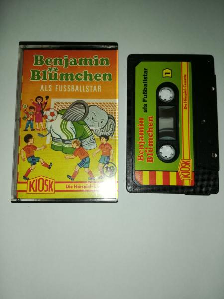 Benjamin Blümchen Folge 19 als Fußballstar 4-fach Schwarz geschraubt Schwarz mit Grünen Cover 4.25290 CD Kiosk