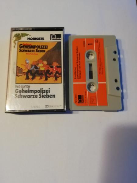 Geheimpolizei Schwarze Sieben Grau mit Orangen Aufkleber 7240560 Fontana