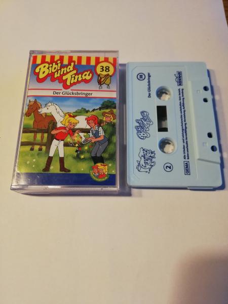 Bibi und Tina Folge 38 Der Glücksbringer Weiß mit Blauen Druck 4.27138 Kiddinx