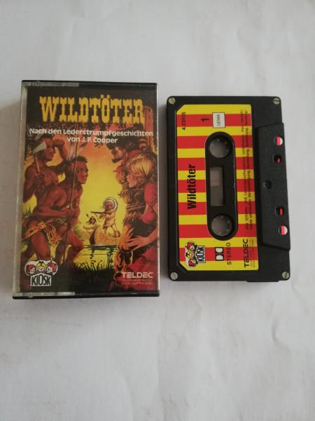 Wildtöter 4-fach Silber geschraubt Schwarz mit Rot-Gelben Aufkleber 4.23925 Teldec CD