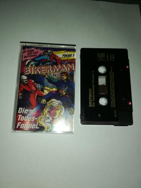 Bikerman und das Supermotorrad Cat Folge 1 Die Todesformel Schwarz mit Goldenen Druck 99.151 Junior