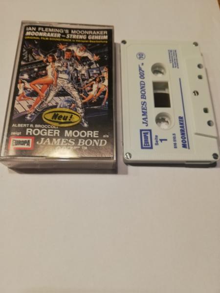 James Bond Folge 10 Moonraker-Streng Geheim 5-fach Silber geschraubt Weiß mit Blauen Druck 516510.5 Europa