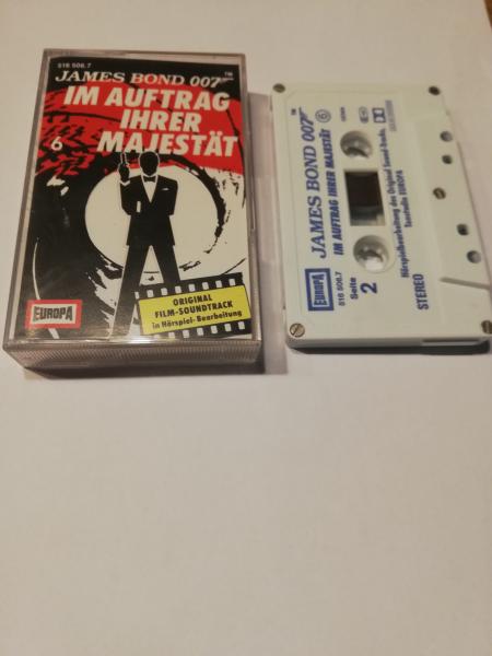 James Bond Folge 6 Im Auftrag ihrer Majestät 5-fach Silber Geschraubt Weiß mit Blauen Druck 516506.7 Europa