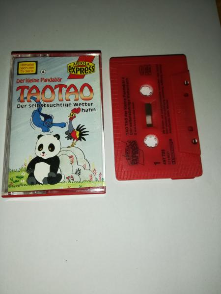 Tao Tao der kleine Pandabär Folge 4 Der selbstsüchtige Wetterhahn Rot mit Schwarzen Druck 497723-215 Ariola Express