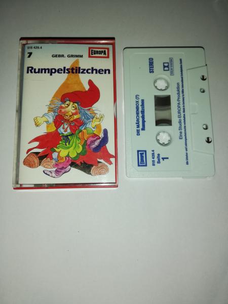 Die Märchenbox Folge 7 Rumpelstilzchen/Die Bremer Stadtmusikanten Weiß mit Blauen Druck 515429.4 Europa