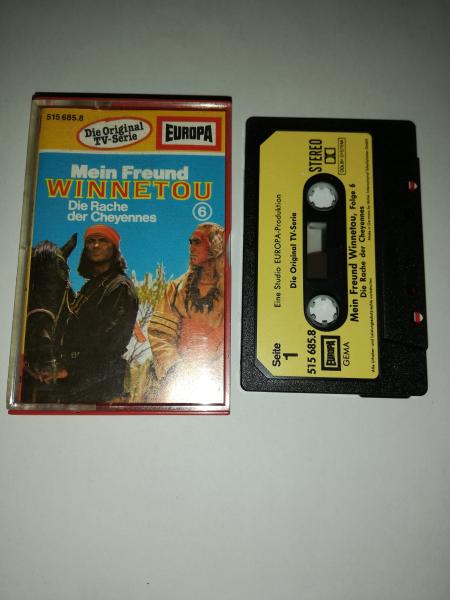 Mein Freund Winnetou Folge 6 Die Rache der Cheyennes Schwarz mit Beigen Aufkleber 515685.8 Europa