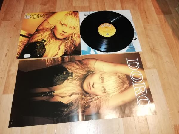 Doro-Doro 1990 Vertigo 846194-1 Deutsche Pressung VG+/VG+(incl. Poster)