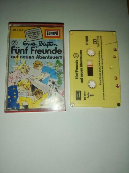Fünf Freunde Folge 21 auf neuen Abenteuern Gelb 515758.7 Europa Innencover beschrieben und 3 Schrauben fehlen