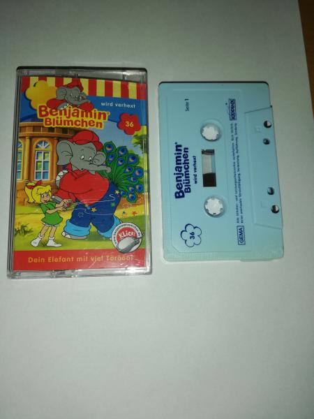 Benjamin Blümchen Folge 36 wird verhext Weiß mit Blauen Druck 4.27536 Kiddinx