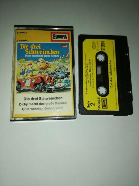 Die Drei Schweinchen Folge 3 Dicky macht das große Rennen Schwarz mit Gelben Aufkleber 515069.8 Europa
