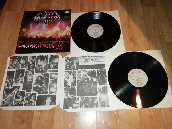 Lizzy Borden The Murderess Metal Road Show 1986 Roadrunner Records RR 9702 Doppel-LP VG+/VG+