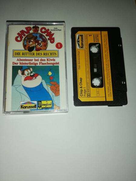 Chip und Chap Folge 1 Abenteuer bei den Kiwis/Der hinterlistige Flaschengeist Schwarz mit Gelben Aufkleber 43008 3 Club Sonderauflage Karussell