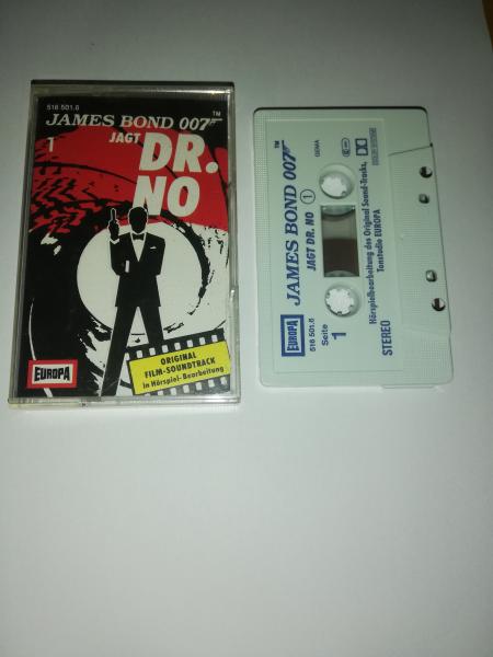 James Bond Folge 1 jagt Dr. No Weiß mit Blauen Druck 516501.6 Europa
