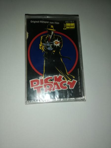 Dick Tracy Schwarz mit Gelben Aufkleber 843719-4 Disneyland Records Originalverpackt