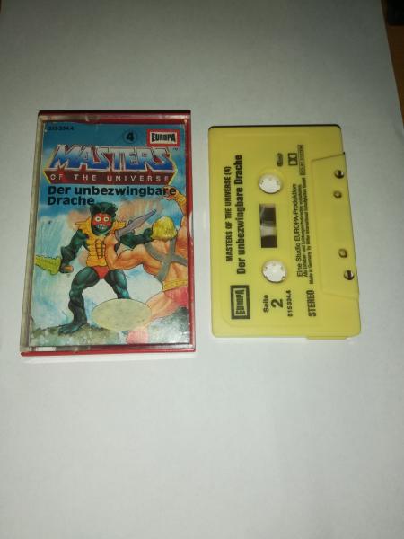 Masters of the Universe Folge 4 Der unbezwingbare Drache 5-fach Silber geschraubt Gelb 515334.4 Europa Cover von innen beschrieben