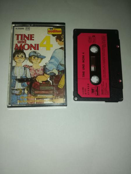 Tine und Moni Folge 4 4-fach Silber geschraubt Schwarz mit Roten Aufkleber4.23298 CD Auditon