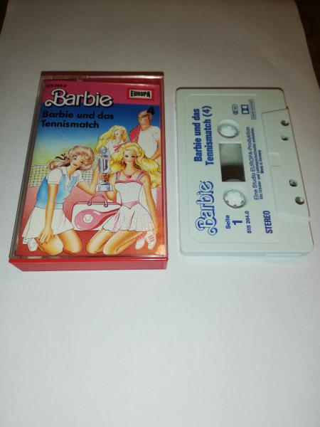 Barbie Folge 4 und das Tennismatch Weiß mit Blauen Druck 515264.0 Europa