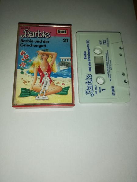 Barbie Folge 21 Barbie und der Griechengott Weiß mit Blauen Druck 515282.8 Europa (Innencover beschrieben)