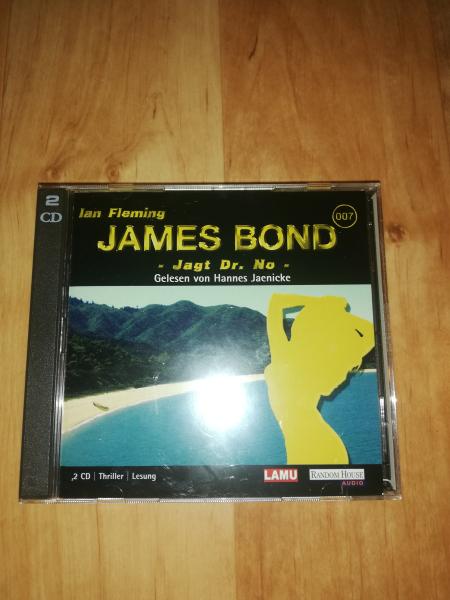 James Bond Jagt Dr.No Gelesen von Hannes Jaenicke Doppel CD Random House 3-86604-023-7 Edel