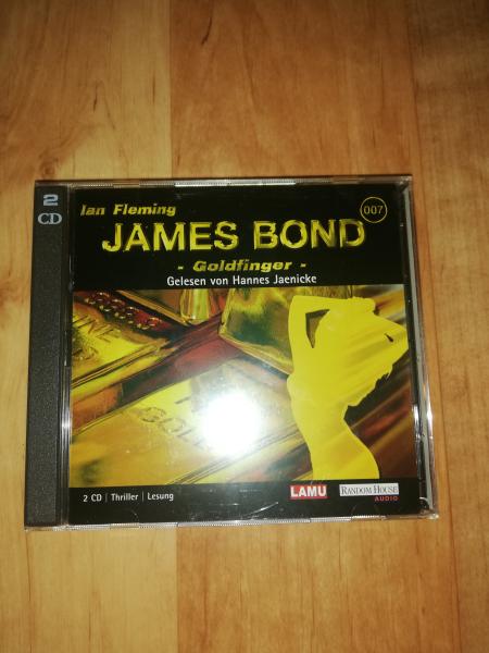 James Bond Goldfinger Gelesen von Hannes Jaenicke Doppel CD Random House 3-89830-935-5 Edel