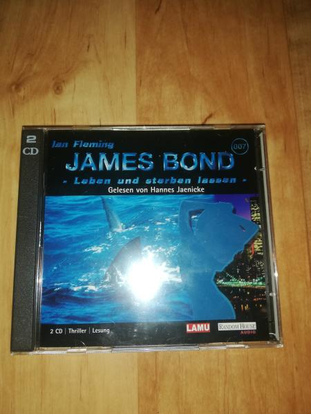 James Bond Leben und Sterben lassen Gelesen von Hannes Jaenicke Doppel CD Random House 3-86604-024-5 Edel