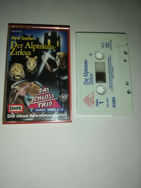 Das Schlosstrio Folge 10 Der Alptraum-Zirkus Weiß mit Rot Blauen Druck 514410.8 Europa