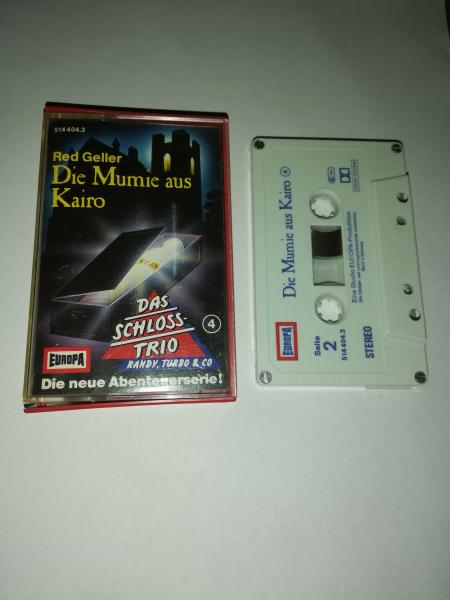 Das Schlosstrio Folge 4 Die Mumie aus Kairo 4-fach Silber geschraubt Weiß mit Rot Blauen Druck 514404.3 Europa