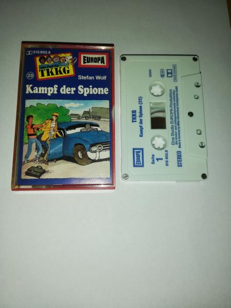 TKKG Folge 23 Kampf der Spione 5-fach Silber geschraubt Weiß Blau 515802.8 Europa