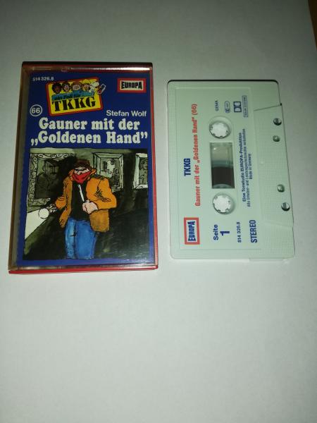 TKKG Folge 66 Gauner mit der "Goldenen Hand" Weiß Blau Rot 514326.8 Europa