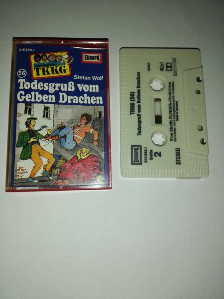 TKKG Folge 56 Todesgruß vom Gelben Drachen Grau mit Schwarzen Druck 515859.1 Europa