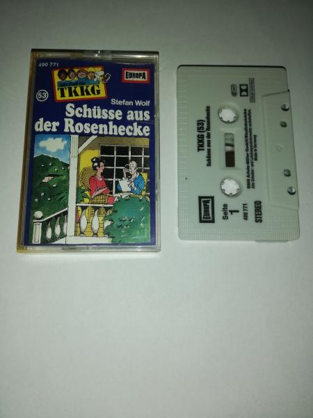 TKKG Folge 53 Schüsse aus der Rosenhecke Grau mit Schwarzen Druck 490771 Europa
