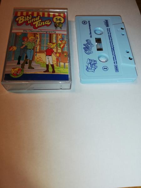 Bibi und Tina Folge 56 Die Überraschungsparty Weiß mit Blauen Druck 4.27156 Kiddinx