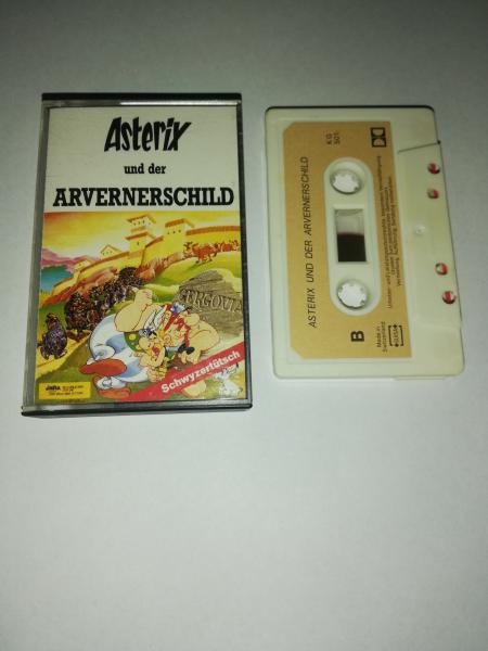 Asterix und der Arvernerschild Weiß mit Beigen Aufkleber KG 501 SUSA Delta Schwyzertütsch