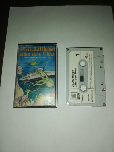 20000 Meilen unter dem Meer 4-fach Silber geschraubt Grau mit Weißen Aufkleber CDS 5/38 Delta