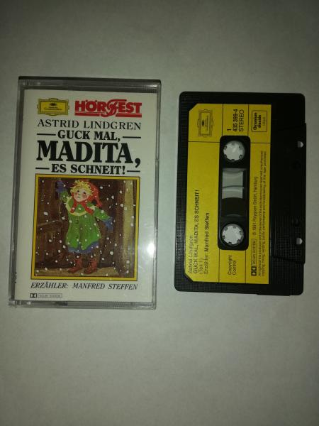 Guck mal , Madita, es schneit! Schwarz mit Gelben Aufkleber 435399-4 Deutsche Grammophon