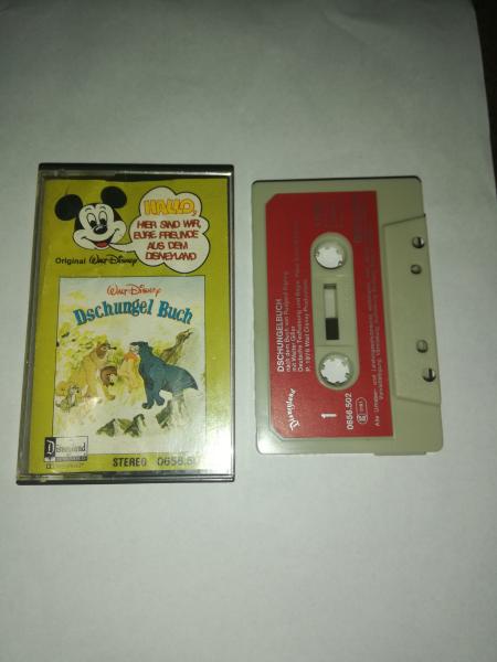 Hallo, hier sind wir Eure Freunde aus dem Disneyland Dschungelbuch Grau mit Roten Aufkleber 0656.502 Disneyland