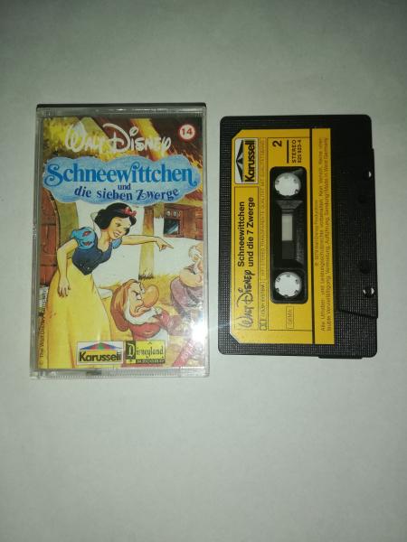 Schneewittchen und die Sieben Zwerge Walt Disney Folge 14 Schwarz mit Gelben Aufkleber 825923-4 Karussell Disneyland