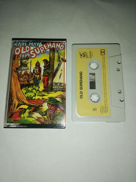 Old Surehand Grau mit Beigen Aufkleber 1111 Susa Made in Switzerland