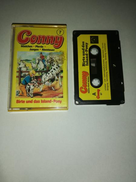 Conny Birte und das Island-Pony 5-fach Silber geschraubt Schwarz mit Gelben Aufkleber CO 097 Tonstudio Braun