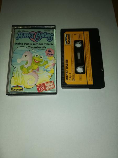 Die Muppet Babies Folge 4 Keine Panik auf der Titanic/Traumberufe Schwarz mit Gelben Aufkleber 833392-4 Karussell