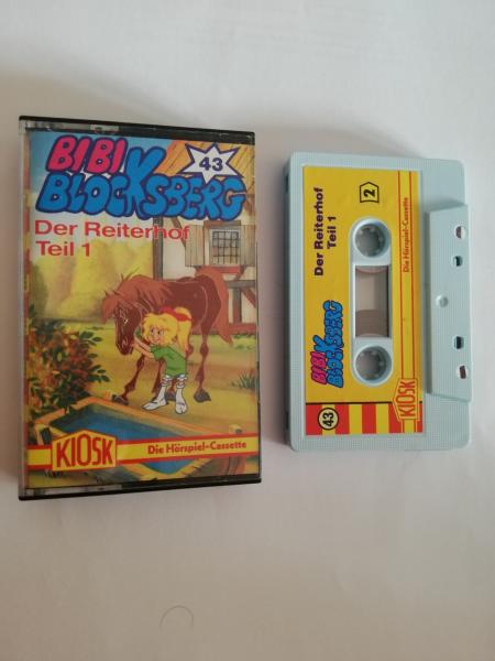 Bibi Blocksberg Folge 43 Der Reiterhof Teil 1 Weiß mit Gelben Aufkleber 4.27643 Kiosk(Innencover leicht beschrieben)