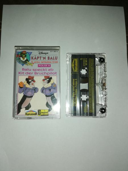 Käpt`n Balu Folge 8 Balu speckt ab/Kit der Bruchpilot Transparent mit Gelben Druck 517387-4 Karussell