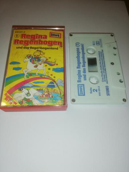 Regina Regenbogen Folge 1 und das Regenbogenland 5-fach Silber geschraubt Weiß Blau 515231.3 Europa(Innencover beschädigt und geklebt,Frontcover beschrieben))
