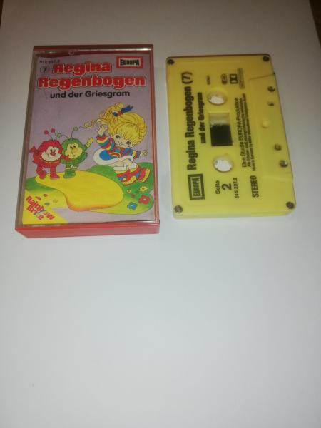 Regina Regenbogen Folge 7 und der Grisgram 5-fach Silber geschraubt Gelb 515237.2 Europa(Seite 1 der MC leicht verblast, 1x Schraube fehlt)
