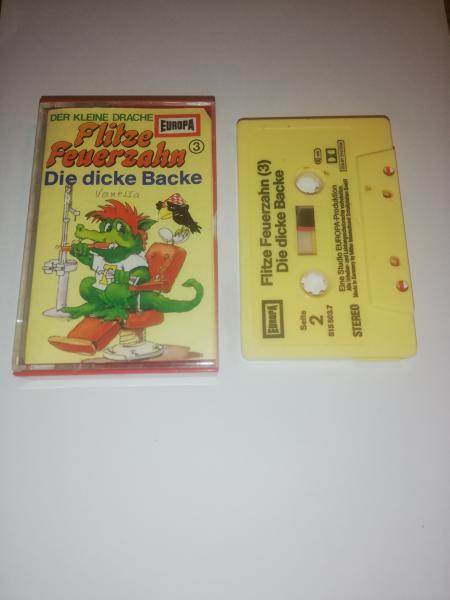 Flitze Feuerzahn Folge 3 Die dicke Backe Gelb 515 503.7 Europa (Frontcover beschrieben)