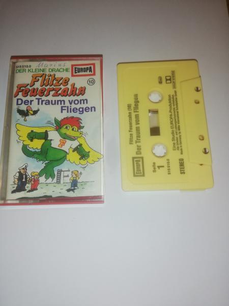 Flitze Feuerzahn Folge 10 Der Traum vom Fliegen Gelb 515 510.0 Europa (Frontcover beschrieben)