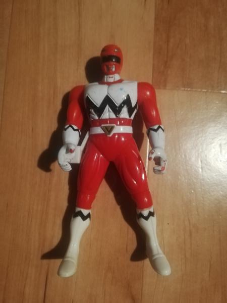Power Rangers Lost Galaxy Rot ohne Waffe 1998 Bandai