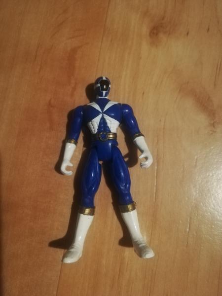 Power Rangers Blau ohne Waffen 10cm 2000 Bandai