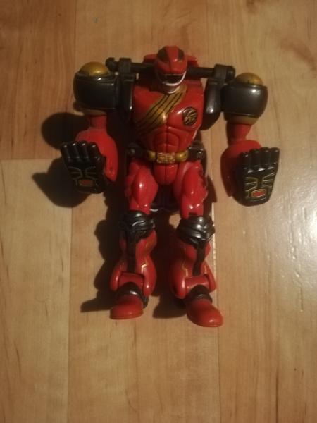 Power Rangers Wild Force Megazord roter Gorilla Kongord 2002 Bandai
